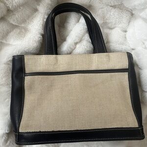 Vintage Coach Canvas Bleecker Satchel Handbag